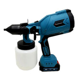 Pistol de vopsit electric cu acumulator AT PERFORMANCE® AT-401, 48V, rezervor 1000 ml, 1200 ml/min, 3 moduri pulverizare