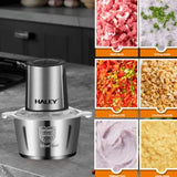 Blender HALEY HY-1228, 500W, vas de sticlă de 2L și 4 lame din inox
