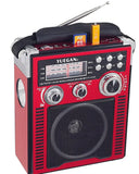 Radio portabil AM/FM/SW cu MP3, USB, SD, AUX și lanternă