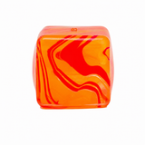 Jucărie Antistres AT PERFORMANCE® Cosmic Cube, Squishy Senzorial Verde-Albastru, 5.7 cm, Fidget Toy pentru Copii și Adulți