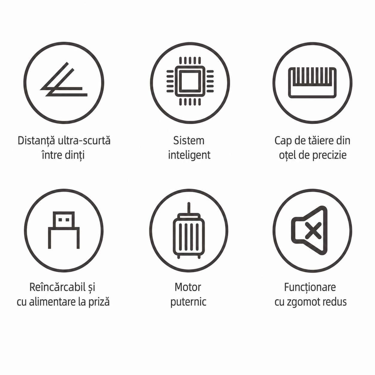 Mașină de Tuns Profesională HALEY HY-4510, Lamă Ceramică, 5 Trepte de Tăiere, Acumulator 1200mAh, Autonomie 120 Min, Încărcare USB Type-C, Display Digital