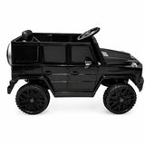 Mașină Electrică pentru Copii Tip SUV 4x4 Premium, Design Inspirat Mercedes G-Class AMG, 12V, Lumini LED, Muzică, Negru
