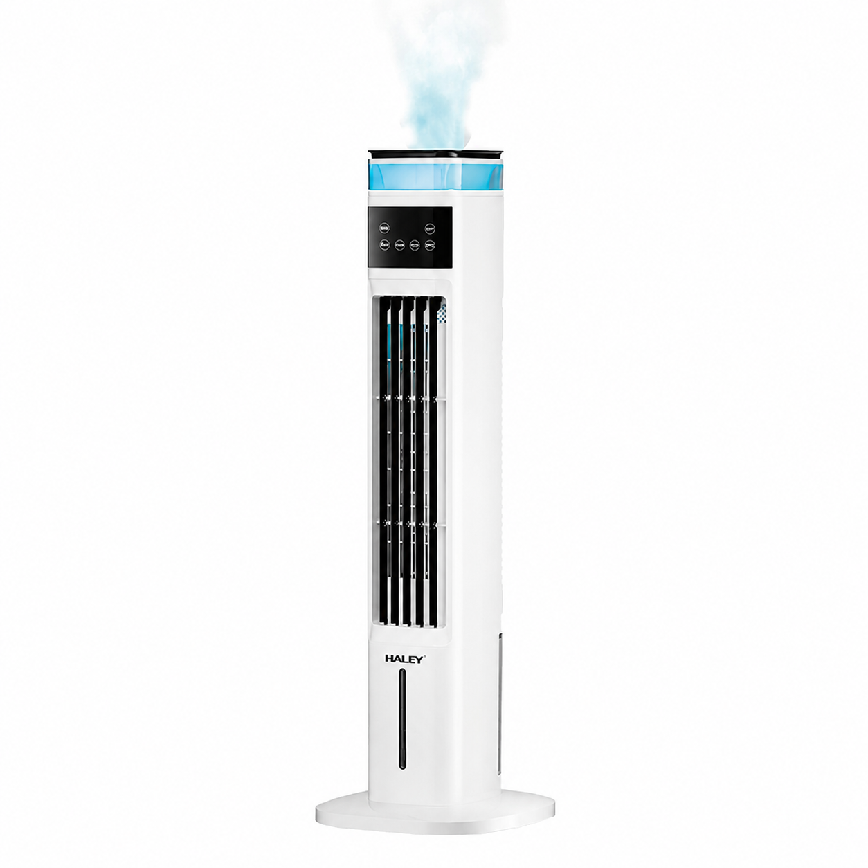 Răcitor de Aer 4 în 1 Haley HY-6115, Umidificator, Purificator și Ventilator, 3 Viteze, Telecomandă, Temporizator 12H, Rezervor 4.5L, 70W