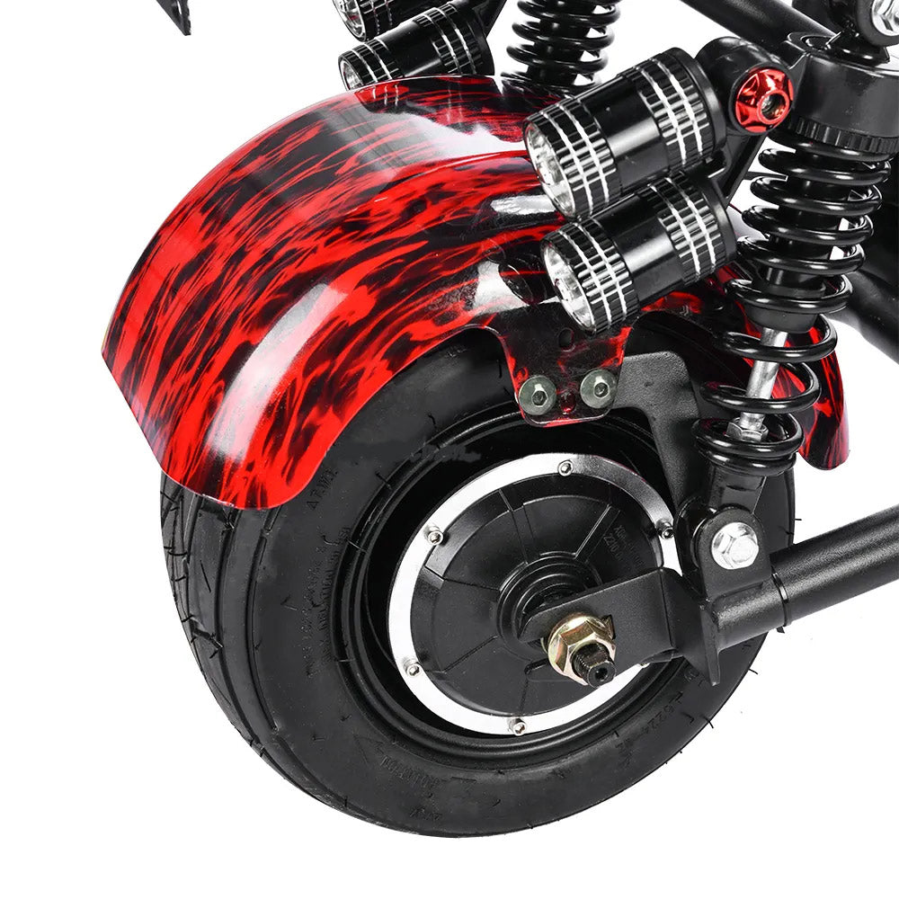 Trotinetă Electrică Off-Road, AT PERFORMANCE®, 1000W pliabilă – Viteză 35 km/h, Autonomie 45 km, Baterie 48V, 12Ah