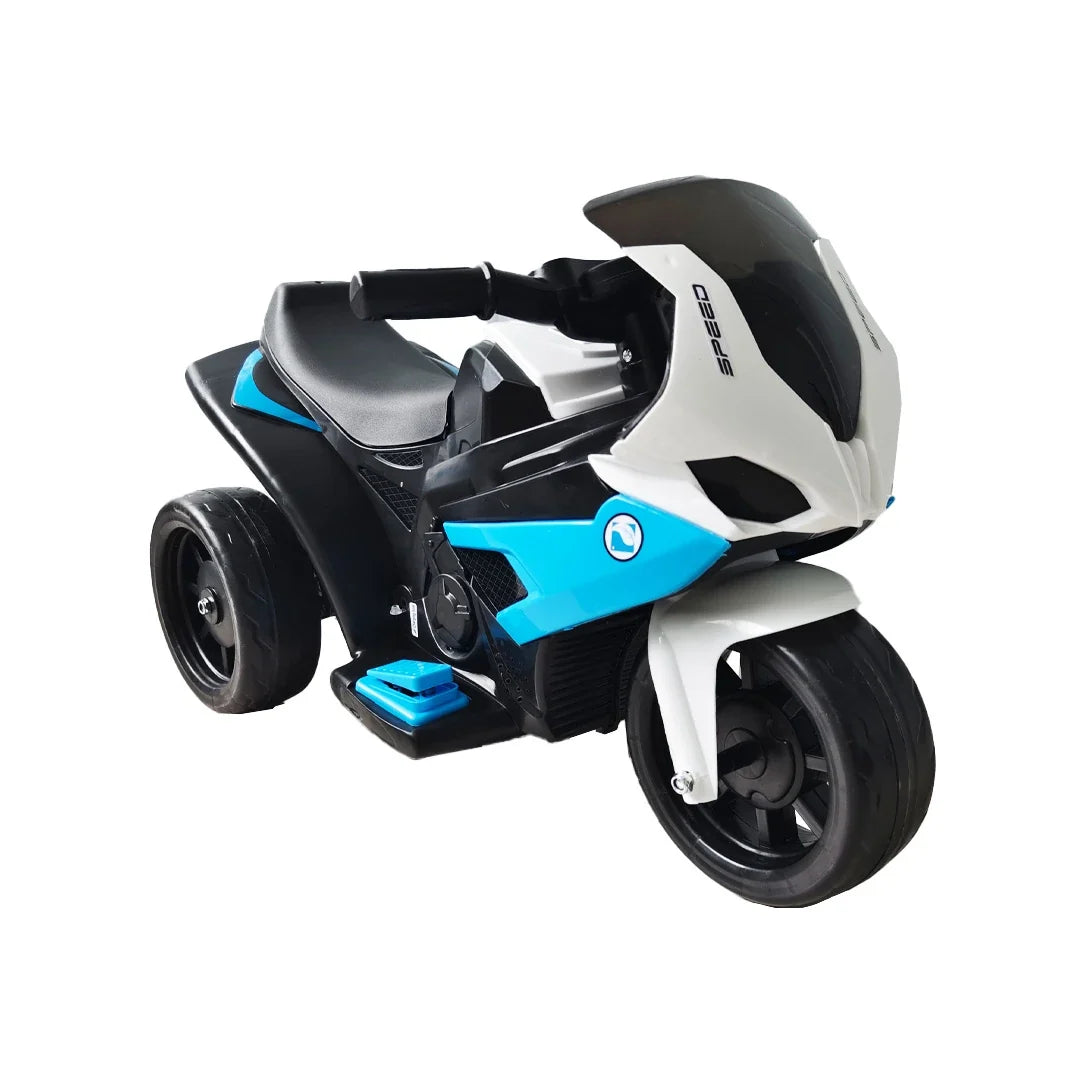 Motocicletă Electrică pentru Copii KI-0003, 6V, 3 Roți, Baterie Reîncărcabilă, 2-6 Ani