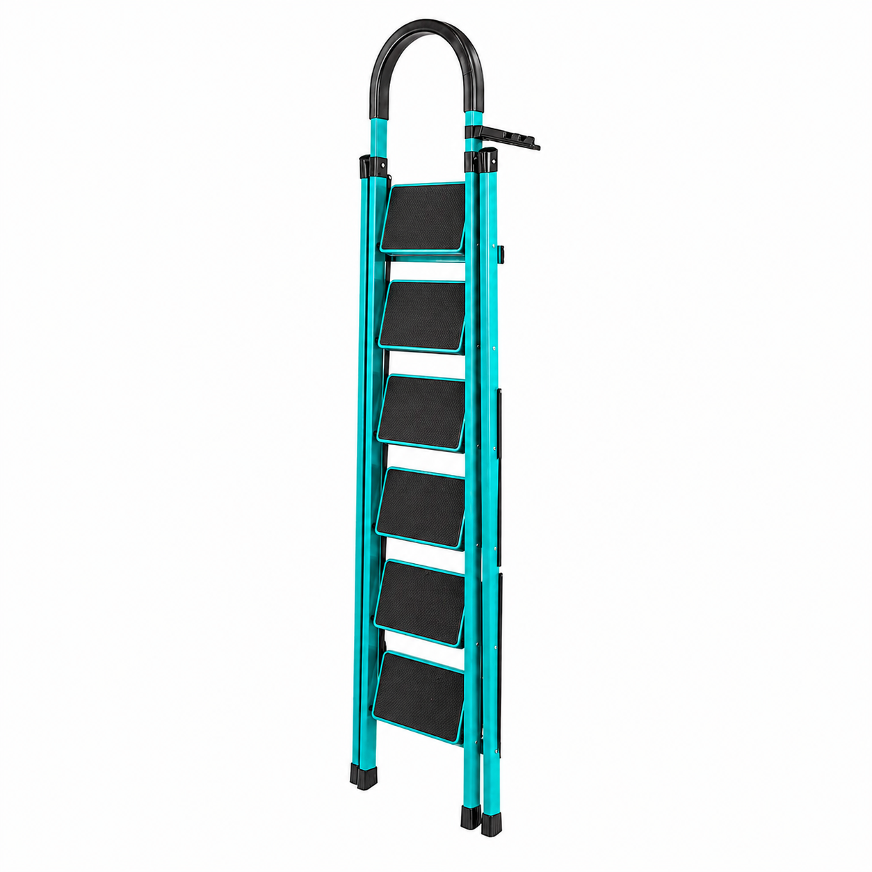 Scară Pliabilă Metalică AT PERFORMANCE® 6 Trepte, Antiderapantă, 150 Kg, Structură Solida 2.8 cm