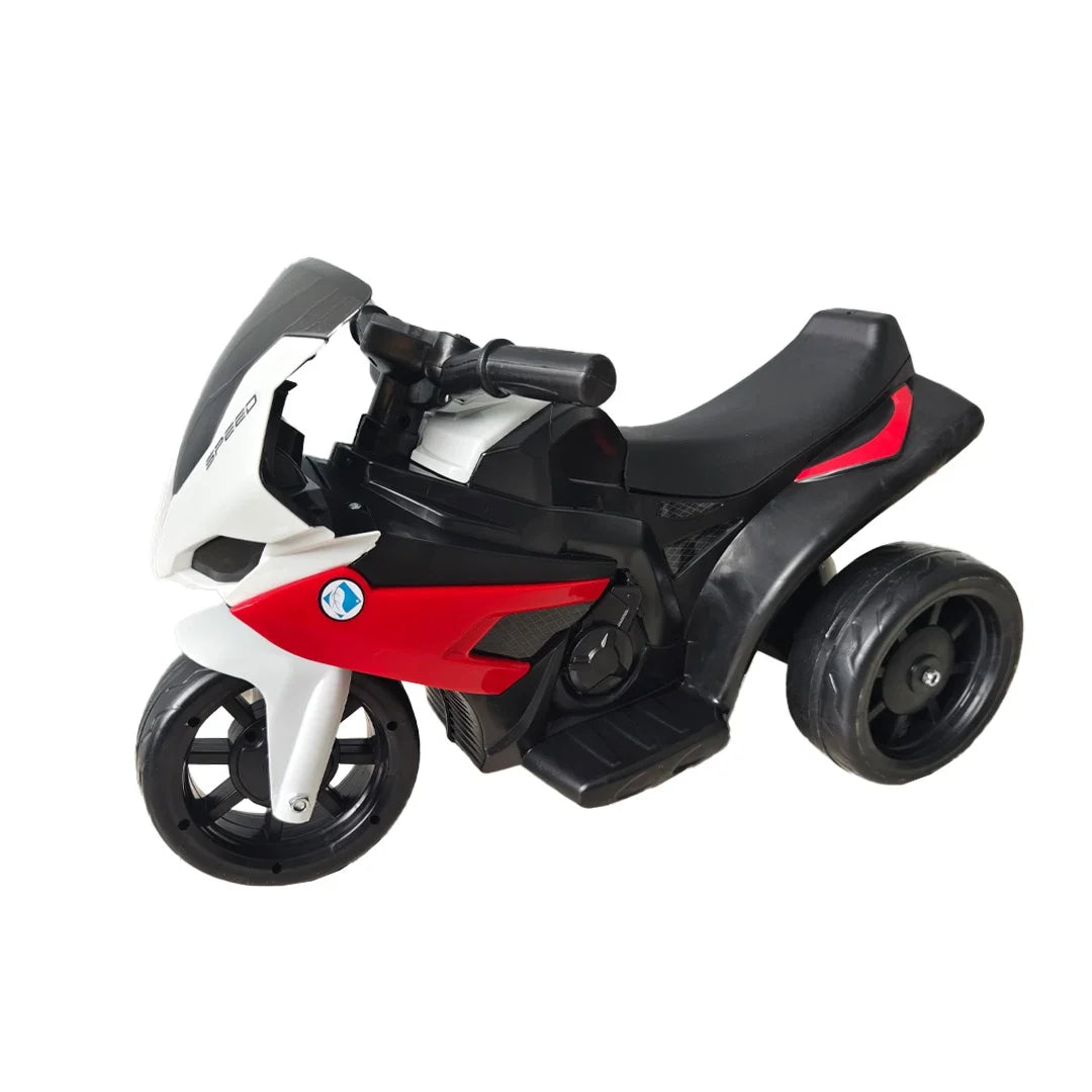 Motocicletă Electrică pentru Copii KI-0003, 6V, 3 Roți, Baterie Reîncărcabilă, 2-6 Ani