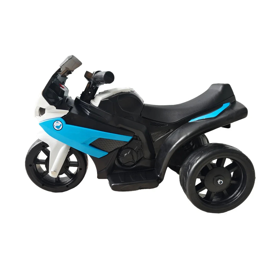 Motocicletă Electrică pentru Copii KI-0003, 6V, 3 Roți, Baterie Reîncărcabilă, 2-6 Ani