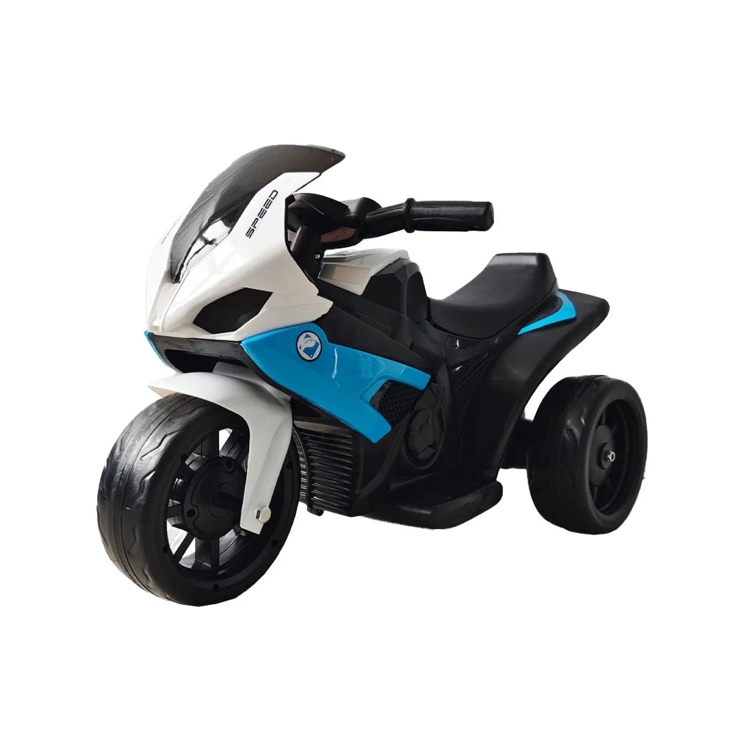 Motocicletă Electrică pentru Copii KI-0003, 6V, 3 Roți, Baterie Reîncărcabilă, 2-6 Ani