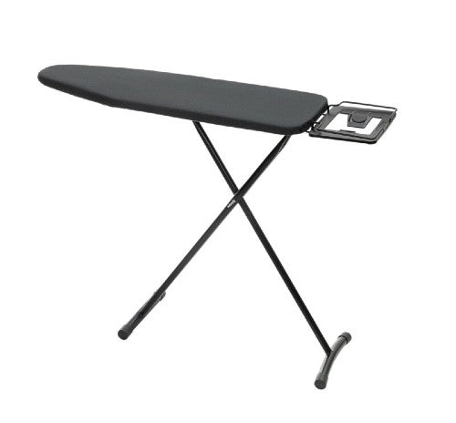 Masa De Calcat, Inaltime Reglabila, Suport Pentru Fier De Calcat, Capac Detasabil, 122X30cm, Gri