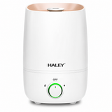Umidificator De Aer Haley HY-3100, 5L, 1000W, Umidificare 360°, Reglare Continuă a Ceții, Rezervor Mare