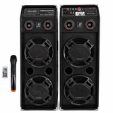 Boxe Profesionale AT Performance AT-2304, 2500W, Difuzor 10 Inch, Bluetooth, USB, Microfon, Karaoke
