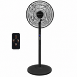 Ventilator cu Picior AT PERFORMANCE® AT-2056, 65W, Telecomandă, 8 Viteze, Oscilație, Display LED, Silentios