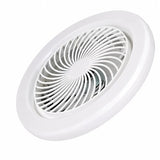 Ventilator de Tavan cu LED și Telecomandă E27 – Bec Ventilator 2 în 1, 3 Trepte de Lumină, 3 Viteze, Economie de Energie, Alb