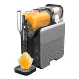 Aparat pentru Gheață Răzuită și Smoothie HALEY HY-2967, 7 Funcții, Granulație Reglabilă, Rezervor de Capacitate Mare, Sistem de Răcire cu Compresor, Funcționare Silențioasă, Gri