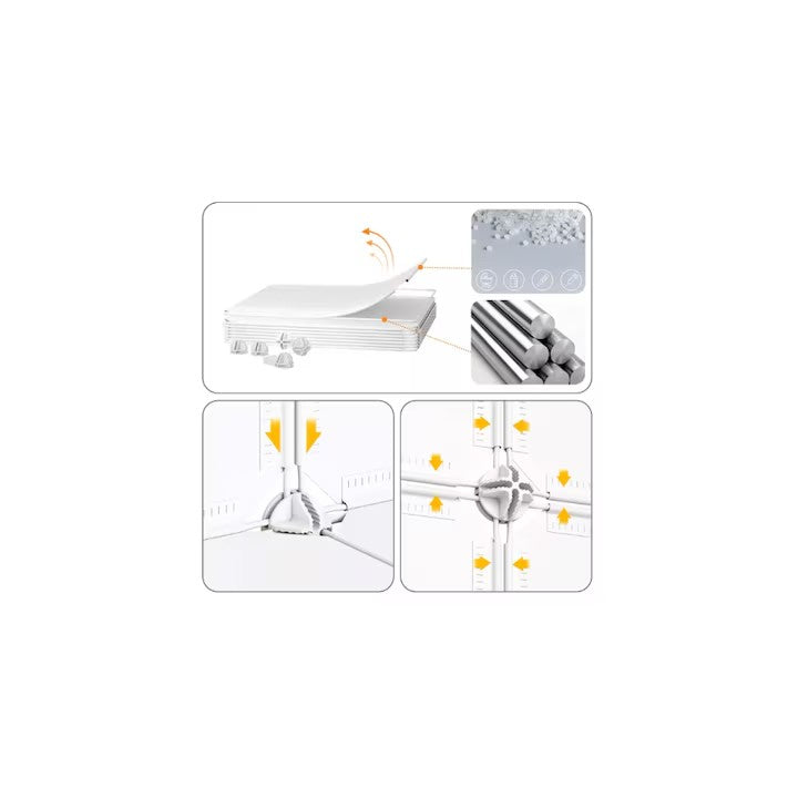 Dulap modular pentru copii, roz, AT PERFORMANCE®, 12 rafturi, durabil, 76X37X147 cm, monumente