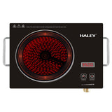 Plită cu Inducție HALEY 3500W, Geam Cristal Negru, Timer, Control Tactil, Oprire Automată, Protecție la Supraincălzire