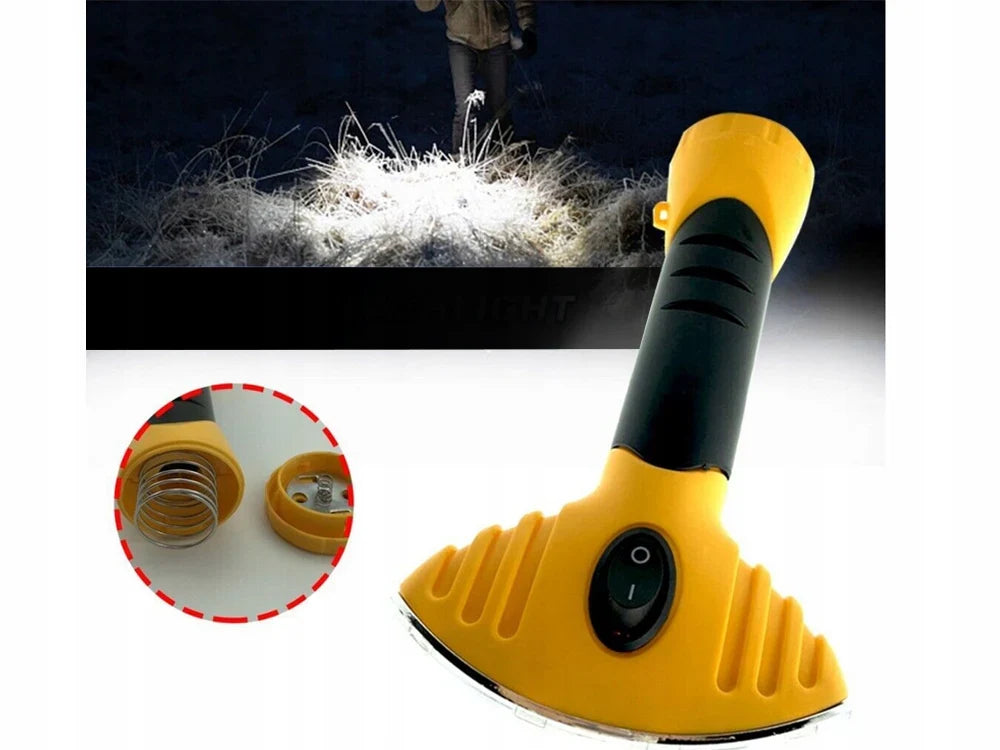 Lanterna magnetica Nouveau, cu unghi larg 180 grade, 15 LED-uri, maner ergonomic si confortabil, 15.5x10x4 cm