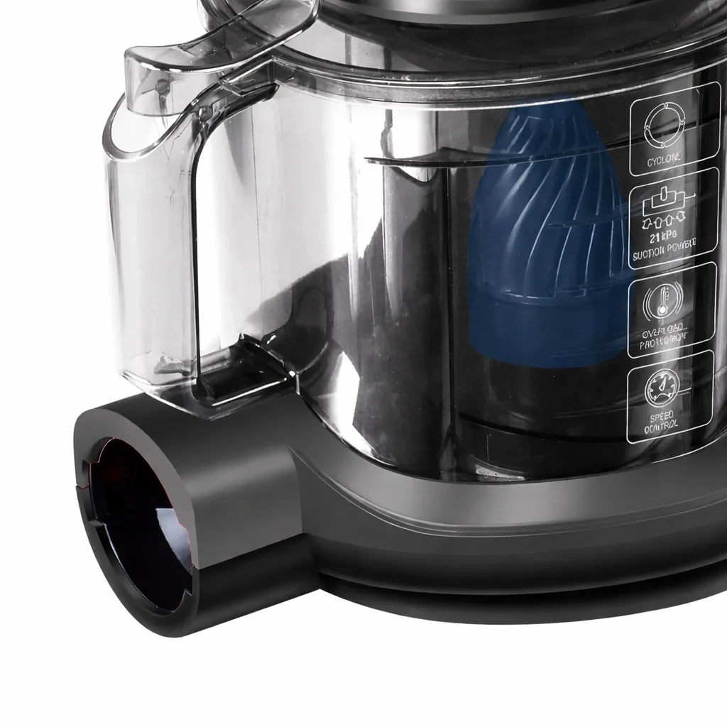 Aspirator Fără Sac HALEY 4,5L, 3000W, Aspirator de Praf, Aspirator Puternic cu Fir, de Calitate, cu Ciclon