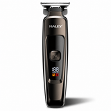 Mașină Profesională de Tuns și Contur HALEY HY-4500, Acumulator 1200mAh, Autonomie 200 Min, Lamă din Oțel, Display Digital, Reîncărcabilă