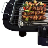Grătar Electric HALEY HY-8611, 2000W, Grill de Masă cu Temperatură Reglabilă, Grătar Detașabil, Încălzire Rapidă, Suprafață Antiaderentă, Negru