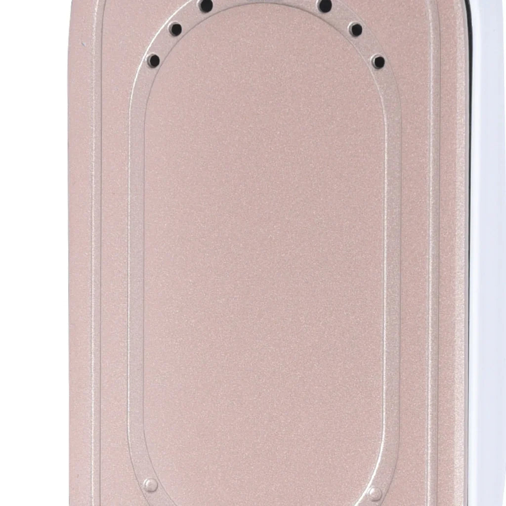 Fier de Călcat Vertical cu Aburi HALEY HY-2075, 1300W, Rezervor 150 ml, Talpă Ceramică Antiaderentă, Abur Puternic, Încălzire Rapidă, Alb/Auriu