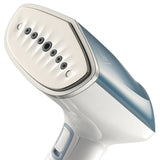 Aparat de Călcat Vertical cu Aburi HALEY HY-329, 1600W, Rezervor 200 ml, Talpă din Inox, Încălzire Rapidă, Pliabil, Alb/Albastru