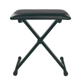 Scaun pentru Orga cu Inaltime Reglabila, Confort Sporit, Design Stabil, 52 / 55 / 57 cm, Pliabil, Usor de Depozitat, Protectie Podea, Negru