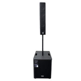 Sistem Audio Profesional Vlliodor – Boxe Active cu Subwoofer, 3800W, DSP, 2 Microfoane Wireless
