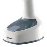 Aparat de Călcat Vertical cu Aburi HALEY HY-329, 1600W, Rezervor 200 ml, Talpă din Inox, Încălzire Rapidă, Pliabil, Alb/Albastru