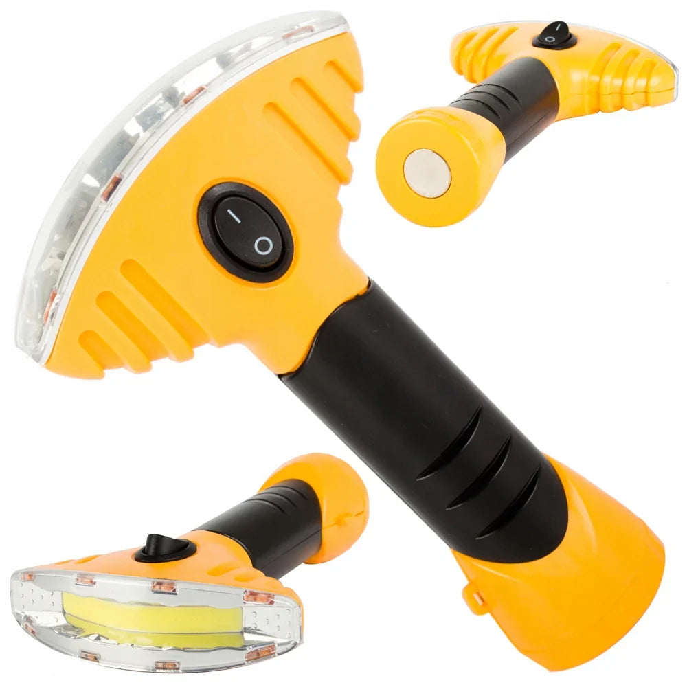 Lanterna magnetica Nouveau, cu unghi larg 180 grade, 15 LED-uri, maner ergonomic si confortabil, 15.5x10x4 cm