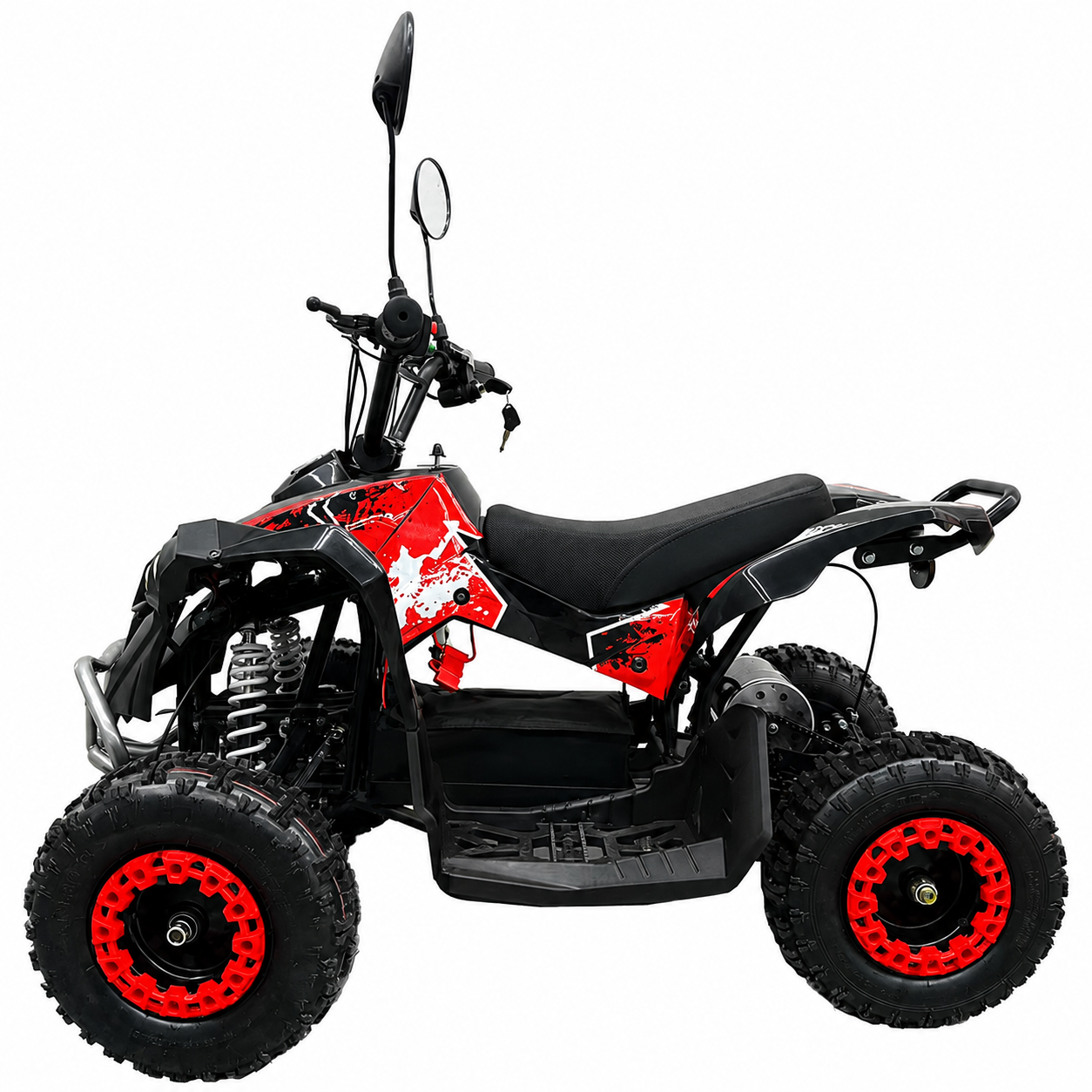ATV Electric pentru Copii AT PERFORMANCE® 800W, 36V 12Ah, Viteză 30 km/h, Autonomie 15 km, Suspensie Față-Spate, Frână pe Disc, Roți 6 Inch