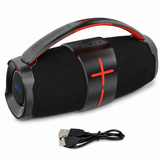 Boxă Portabilă Bluetooth Sing-e® ZQS-L13, 200W PMPO, Difuzoare 2 x 2.25", Bass Boost, RGB LED, USB, TF Card, AUX, IPX5, Acumulator 3000mAh