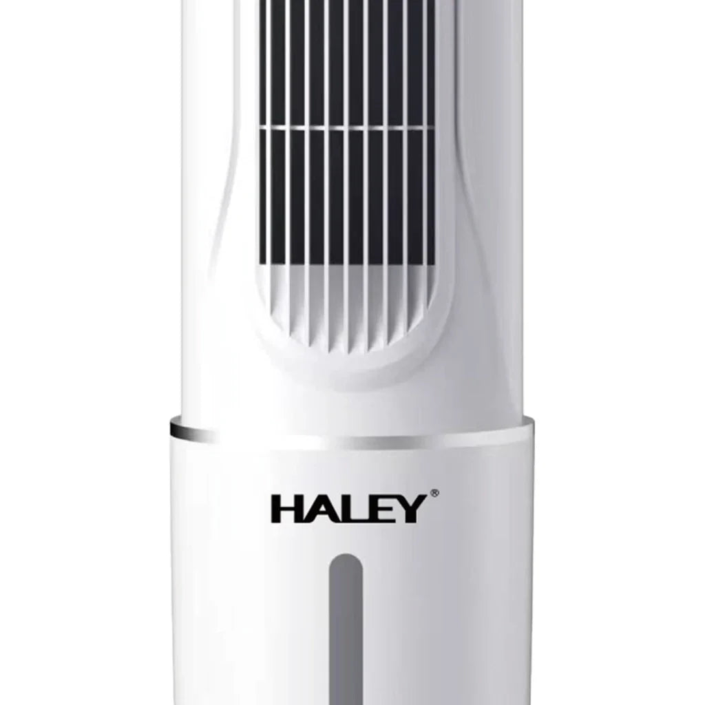 Răcitor de Aer Tip Turn HALEY HY-6117, 2000W, Rezervor 4,5L, 3 Trepte de Viteză, Oscilație Automată, Telecomandă, Timer, Display LED, Alb