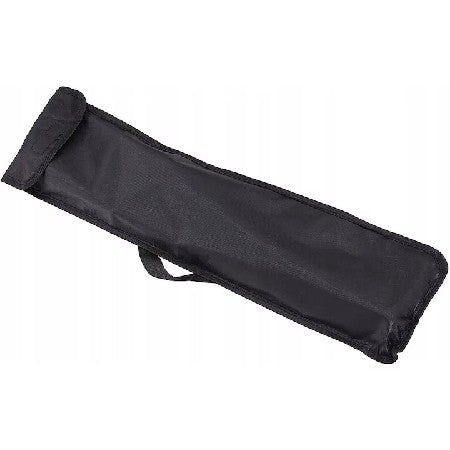 Suport Partitură Metalic Reglabil și Pliabil cu Husă, 125 cm, Negru