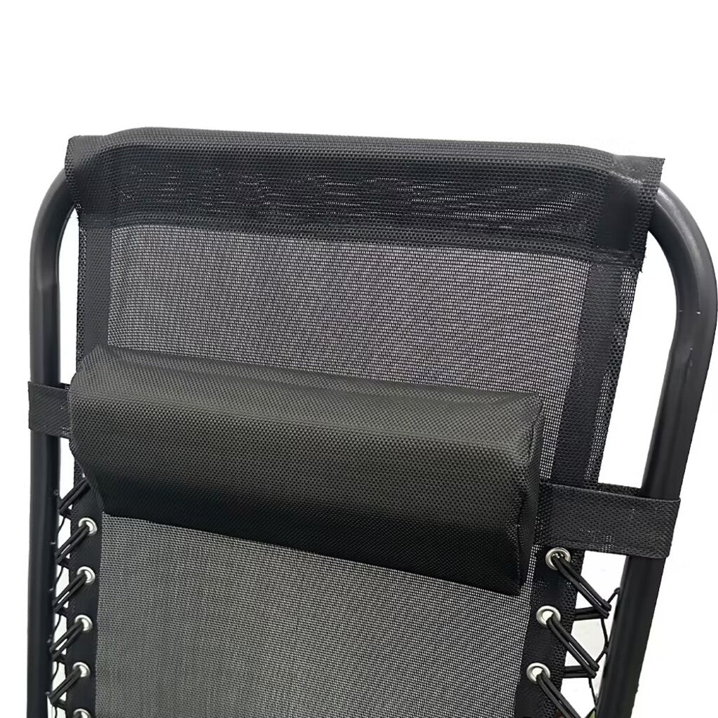 Scaun Șezlong Portabil AT PERFORMANCE®, de Lux, Modern, Scaun Reclinabil, Pliabil pentru Plajă și Grădină, cu Suport pentru Pahare