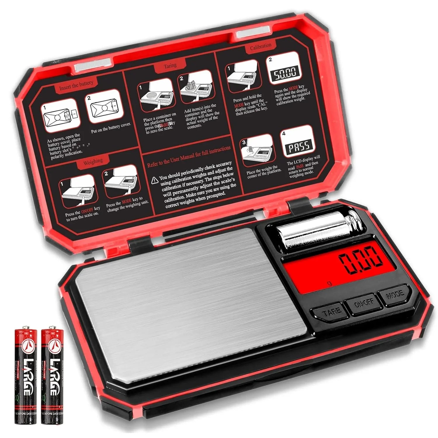 Cantar digital de precizie, Fuzion TU-X, 200g / 0.01g, 6 unitati, de bijuterii