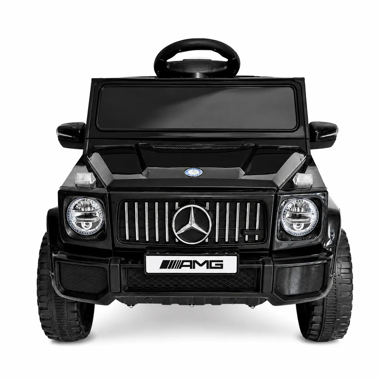 Mașină Electrică pentru Copii Tip SUV 4x4 Premium, Design Inspirat Mercedes G-Class AMG, 12V, Lumini LED, Muzică, Negru