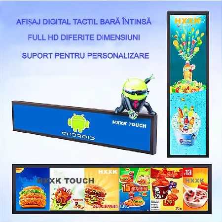Reclama luminoasa led, AT PERFORMANCE®, Programabila, Wi-Fi, USB, P5 Full Color, 130 x 70 cm, Aluminiu/ABS
