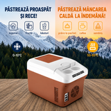 Frigider Auto Portabil AT PERFORMANCE® 15L, 12V/24V și 220V, Funcție Răcire și Încălzire
