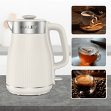Fierbător Electric Din Plastic 2,2L, HY-8911, 1800W, Interior Din Inox, Oprire Automată 3-Way, Bază 360°