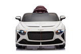 Mașinuță electrică copii Bentley Bacalar oficial licentiat, Kidoo, 12V, 2 motoare, telecomandă 2.4G, LED, USB, Bluetooth, 3-8 ani