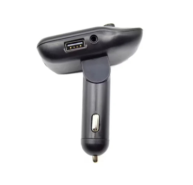 Modulator Auto KlaussTech, Bluetooth, 2 x Porturi USB, Micro SD, Ecran LED, 87 dB, ABS, Handsfree, Negru