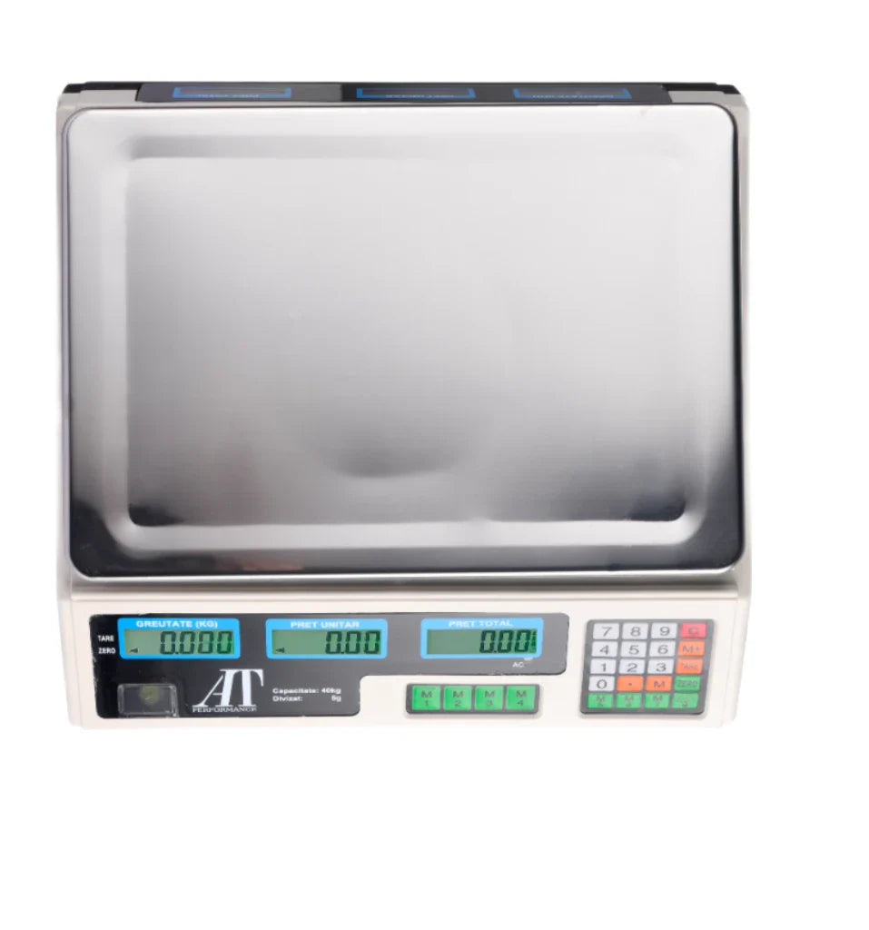 Cantar Electronic At Performance, 40 kg, Cu Afisaj LCD