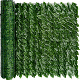 Gard viu decorativ frunze artificiale AT PERFORMANCE®, 3m x 1m lungime, verde