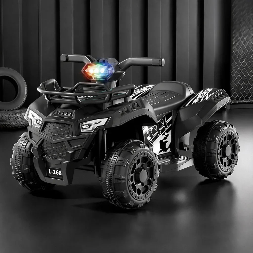 ATV Electric Copii KIDOO® L-168, 6V, 3–5 km/h, 3–8 ani – Distracție Off-Road, Sigur și Ușor de Utilizat