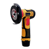 Mini Polizor Flex Unghiular Portabil, AT PERFORMANCE®, 2 acumulatori 12V, 750W, 1500 mAh, 19500 rpm, 6 discuri 76 mm, Autonomie Mare