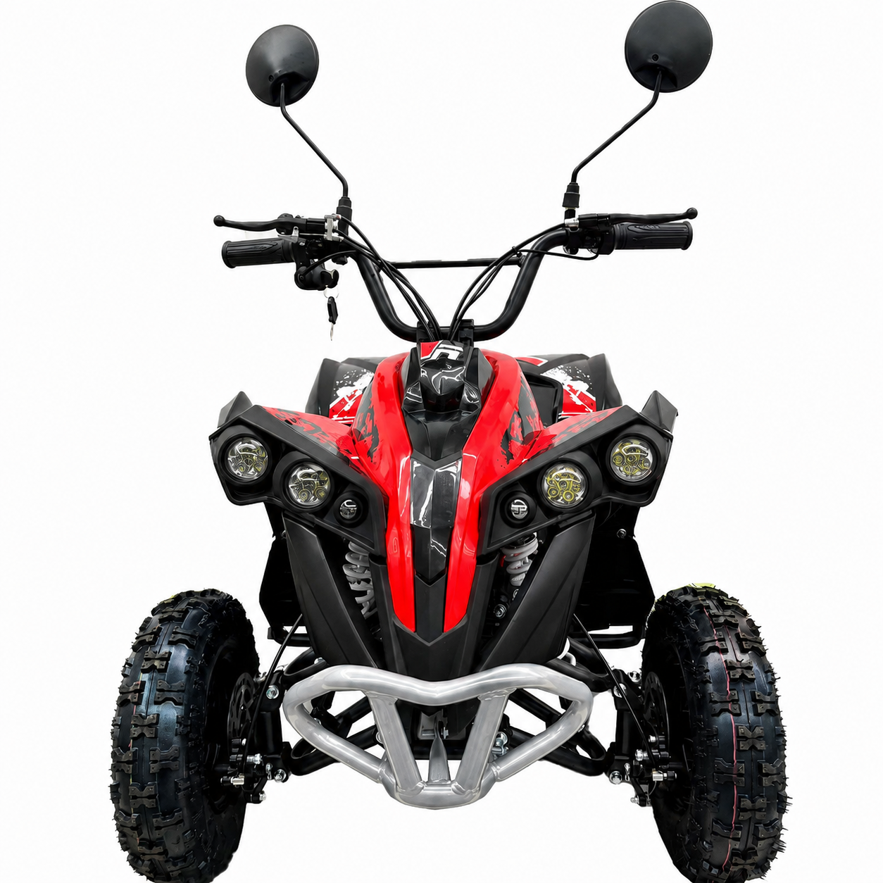 ATV Electric pentru Copii AT PERFORMANCE® 800W, 36V 12Ah, Viteză 30 km/h, Autonomie 15 km, Suspensie Față-Spate, Frână pe Disc, Roți 6 Inch