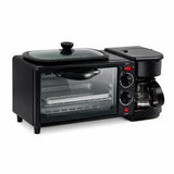 Cuptor Electric 3 în 1 cu Cafetieră Integrată, Grill și Timer – 2000W