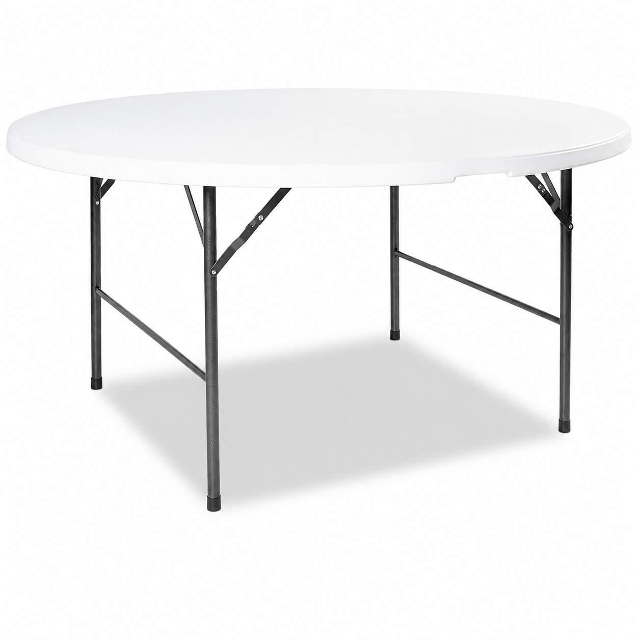 Masă Rotundă Pliabilă AT PERFORMANCE® 150 cm, HDPE Profesional, 400 kg, pentru Evenimente și Catering